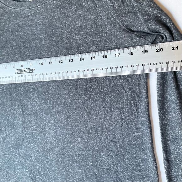 Lauren Conrad Women’s Long Sleeve Screw Neck Blouse size M, Gray - Picture 3 of 7